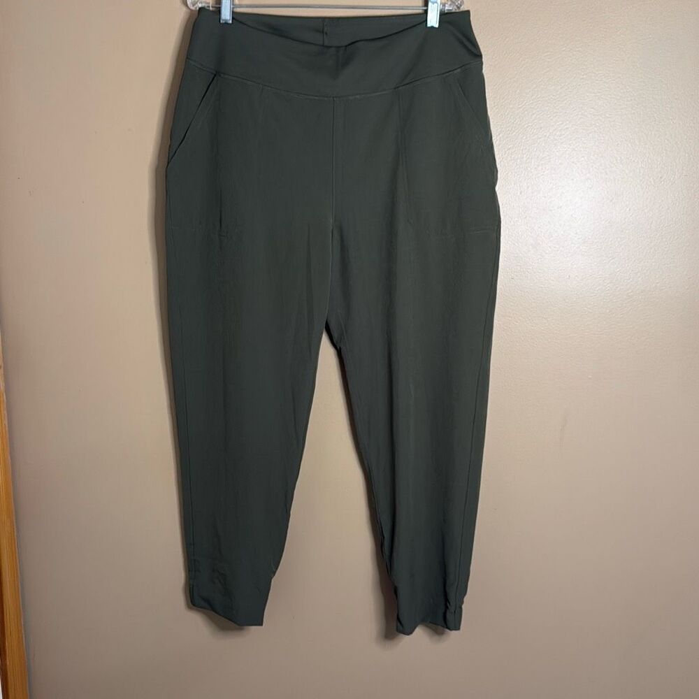 Patagonia Happy Hike pants women’s size large green joggers pull on stret
